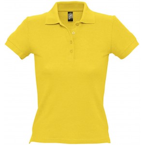 POLO PIQUÉ M/M 4 BOT PEOPLE AMARELO 